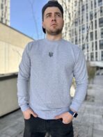 Світшот Тризуб Сірий
