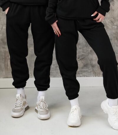 Фліс чорні штани